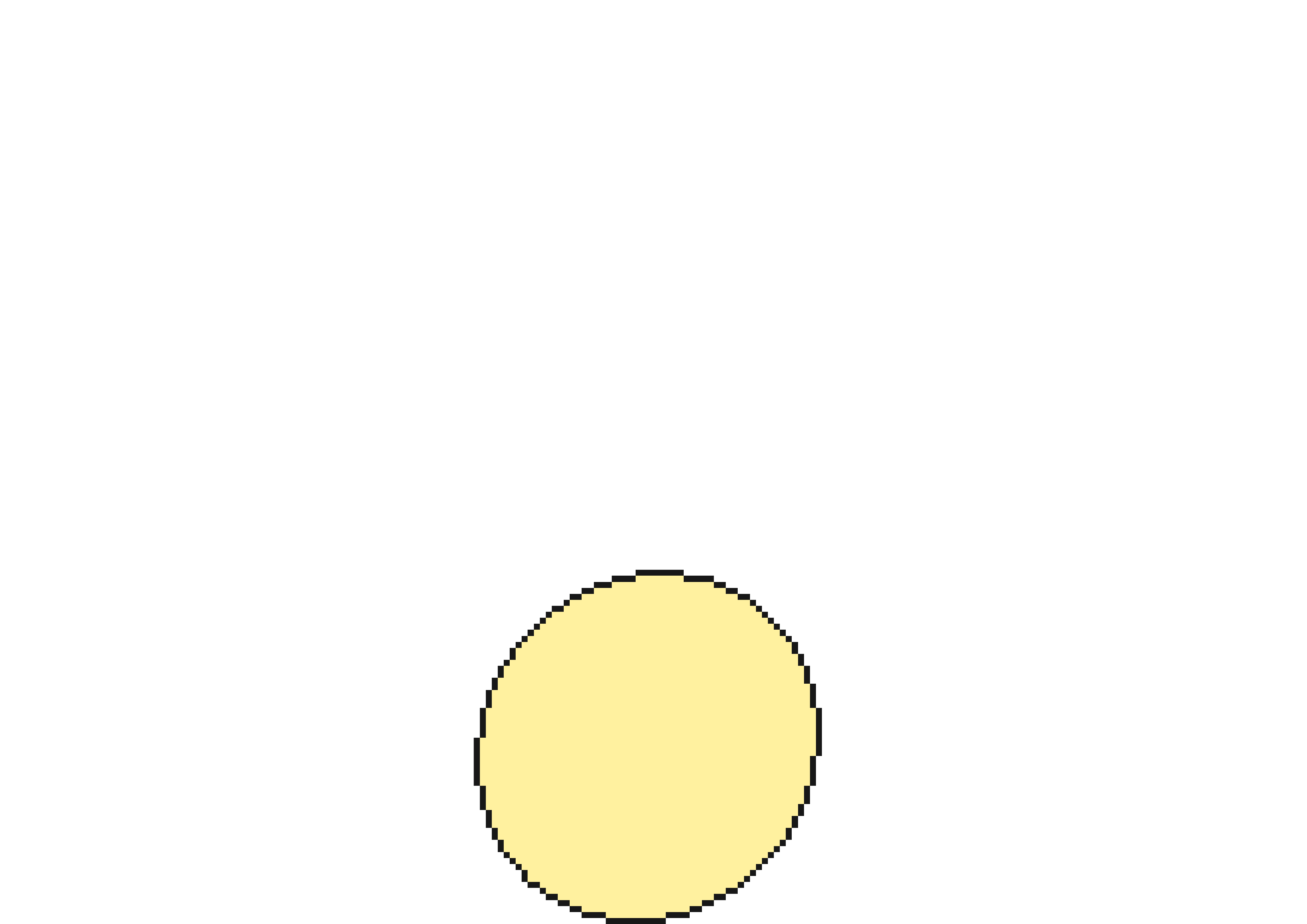 yellow pixel sun